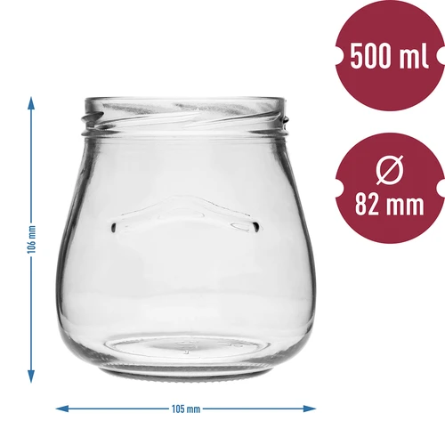 Tarro TO 500ml otra Ánfora -6uds - 2