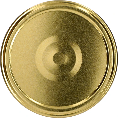 Tarro TO 580ml gordito con tapa dorada fi82/6 -6uds - 4
