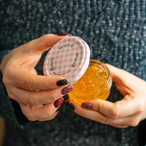 Tarro TO 65ml con tapa de color fi66 - 6 uds. - 9