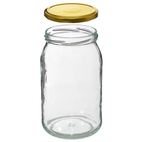 Tarro TO 900ml tapa dorada fi82/6 - 6uds. - 5