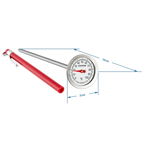 Termometr kuchenny (0°C do +100°C) 12,3cm - 2