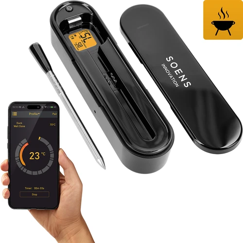 Termómetro culinario con sonda inalámbrica Bluetooth  - 1 