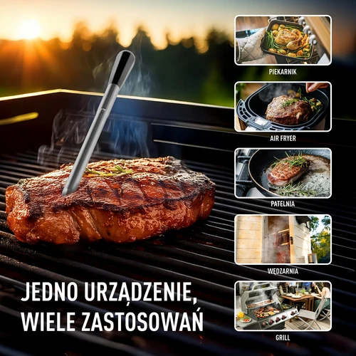 Termómetro culinario con sonda inalámbrica Bluetooth - 9