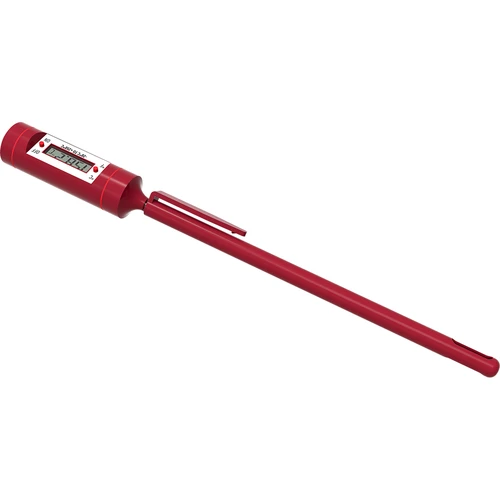 Termómetro electrónico de cocina con pantalla LCD (-20°C a +250°C), rojo - 2