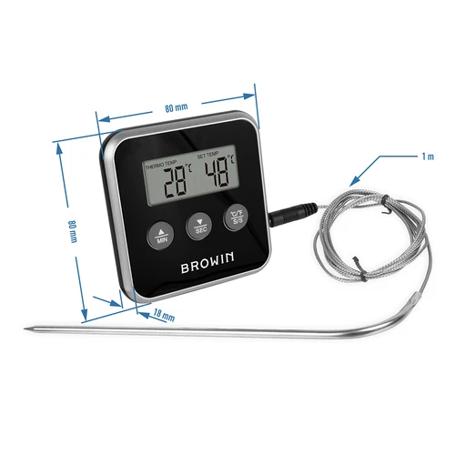 Termómetro de cocina electrónico con sonda (0/250C) mix - 4