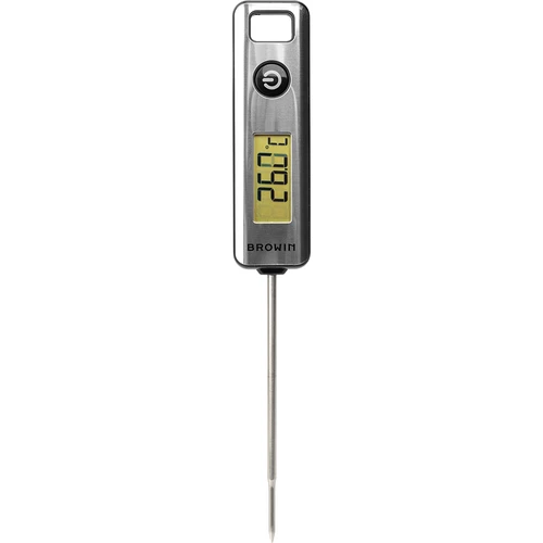 Termómetro de cocina electrónico, LCD (-50/200C) plateado  - 1 