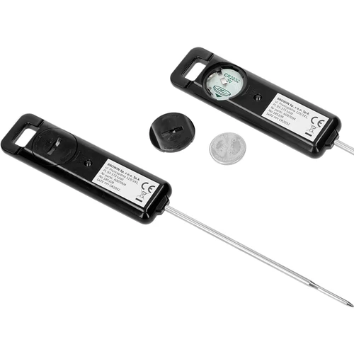 Termómetro de cocina electrónico, LCD (-50/200C) plateado - 3