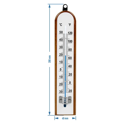 Termómetro de habitación con escala blanca (-30/50C) 20cm - 2