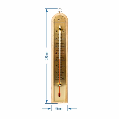 Termómetro de habitación con escala dorada (-10/60C) 28cm mix - 5