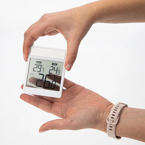 Termómetro digital de ventana para exterior, autoadhesivo, de la marca Soens - 5