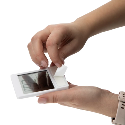 Termómetro digital de ventana para exterior, autoadhesivo, de la marca Soens - 6