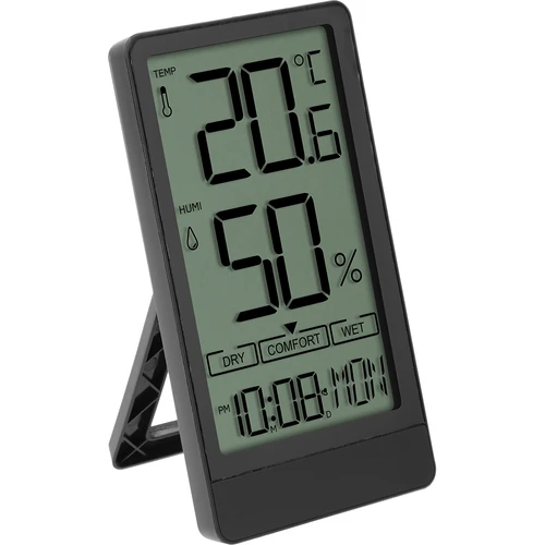 Termómetro electrónico de interior Soens, negro