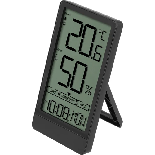 Termómetro electrónico de interior Soens, negro - 3