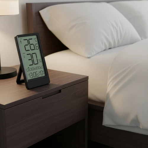 Termómetro electrónico de interior Soens, negro - 7