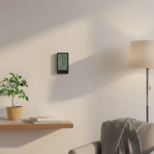 Termómetro electrónico de interior Soens, negro - 9