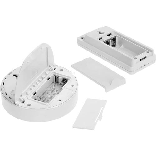 Termómetro electrónico de la marca Soens - con sensor externo, redondo, blanco - 4
