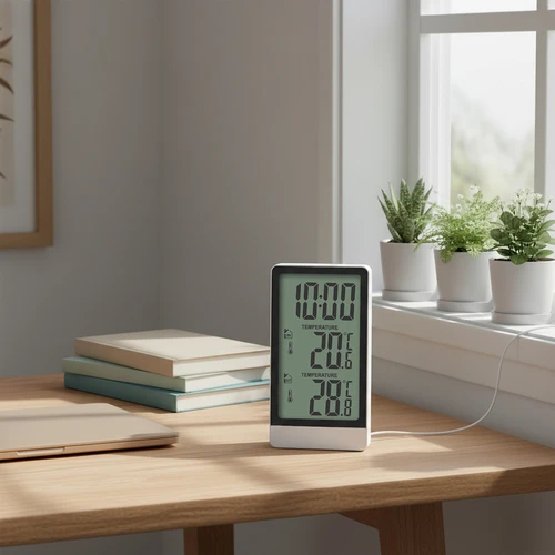 Termómetro electrónico de la marca Soens – con sonda, blanco - 7