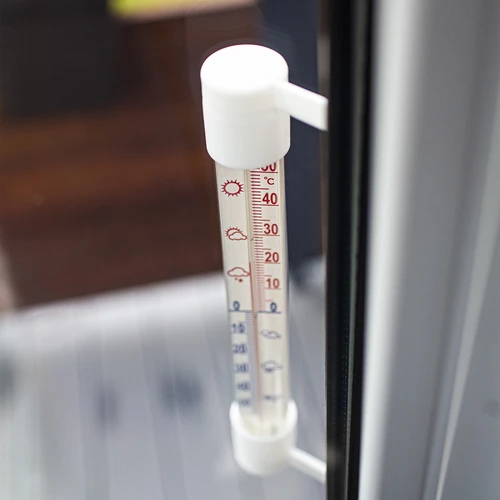 Termómetro exterior blanco (-60/50C) 23cm - 4