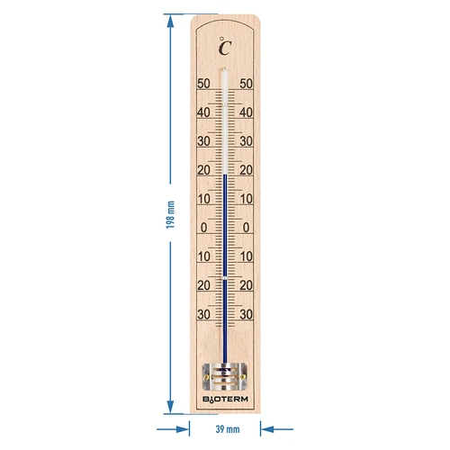 Termómetro hab. capilar reforzado (-30/50C) 20cm - 2
