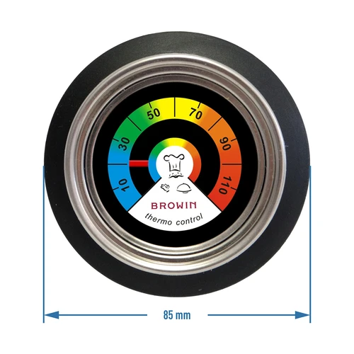 Termómetro-mango para tapa (0-120C) Ø8,5cm - 3