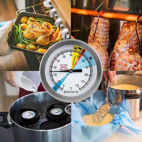 Termómetro para cocedor de jamón 1,5kg 3kg (0/120C) 12,5cm - 6