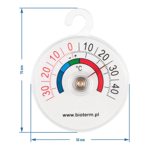 Termómetro para refrigeradores y congeladores (-35/45C) Ø 5cm - 2