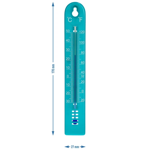 Termómetro universal (-30/50C) 17cm azul - 4