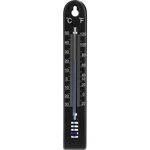 Termómetro universal (-30/50C) 17cm negro  - 1 