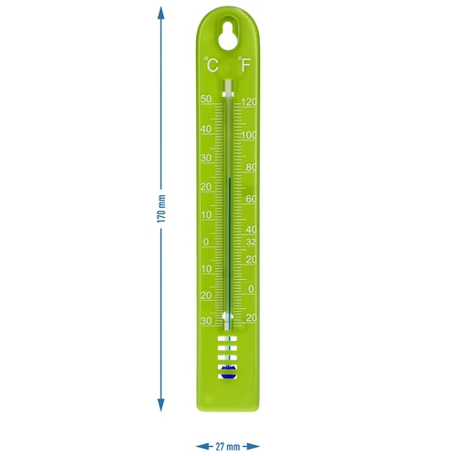 Termómetro universal (-30/50C) 17cm verde - 4
