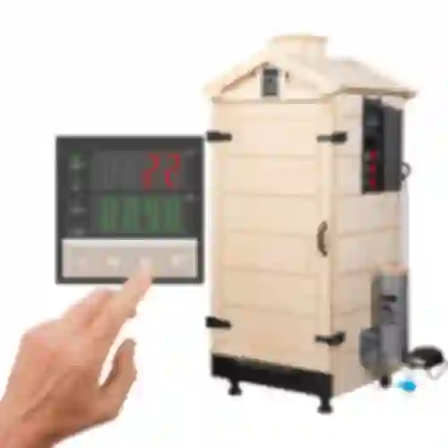 Ahumador sin marco dragON PLYWOOD NATURE con controlador digital, 200L