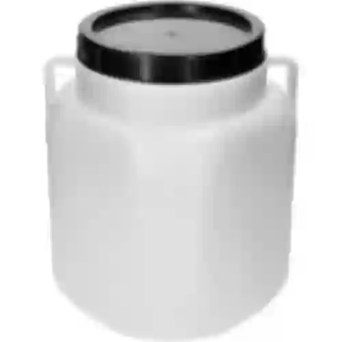Barril Cuadrado - blanco, asas, 30 L