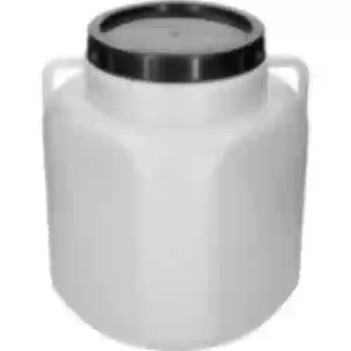 Barril Cuadrado - blanco, asas, 40 L