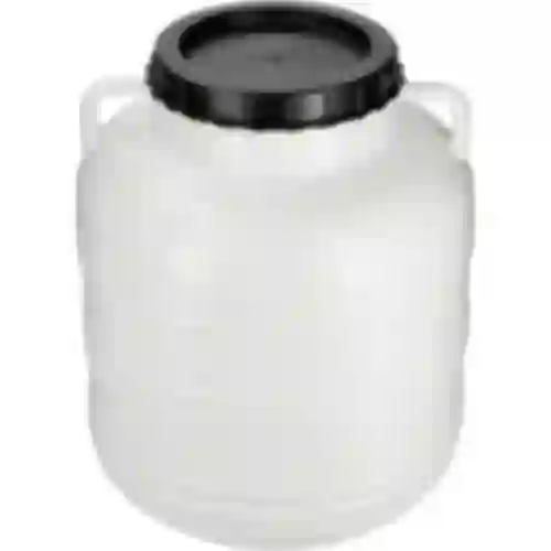 Barril para Encurtidos - blanco, asas, 40 L