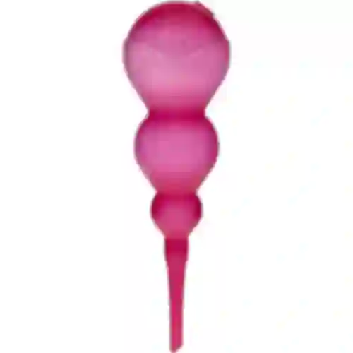 Bola de riego triple (tres cámaras), transparente rosa, 600 ml