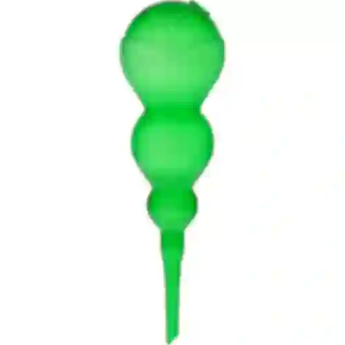 Bola de riego triple (tres cámaras), verde transparente, 600 ml