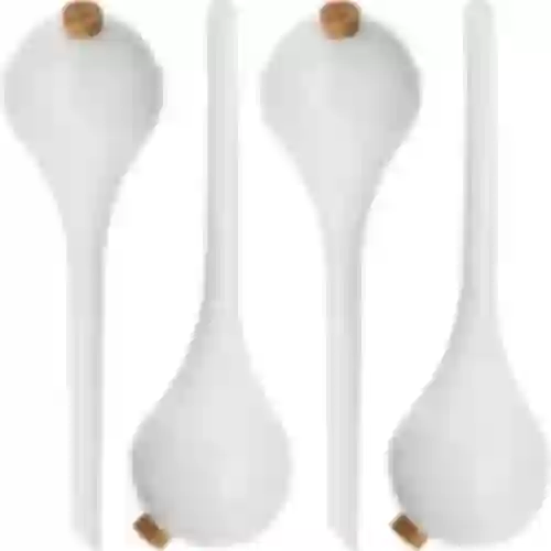 BOLAS DE RIEGO BLANCAS con tapón 4 uds.