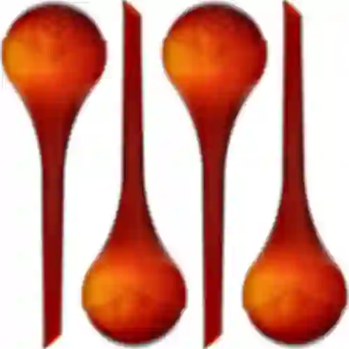 Bolas de riego TRANSPARENTES ÁMBAR 4uds.