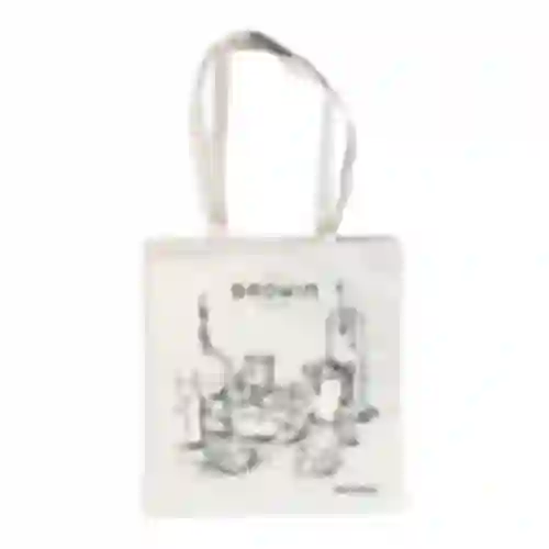 Bolsa de algodón - boceto de procesamiento casero