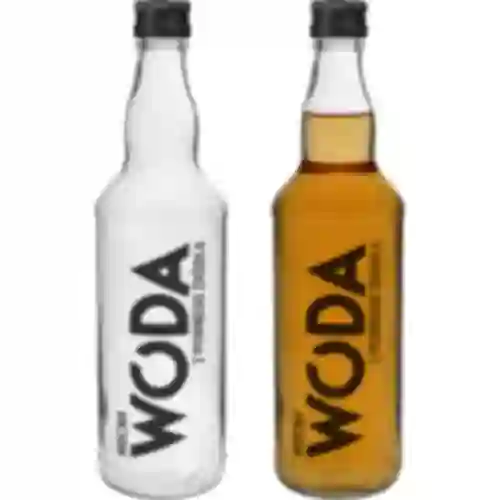 Botella de 500ml con tapón, impr. Agua fuerte