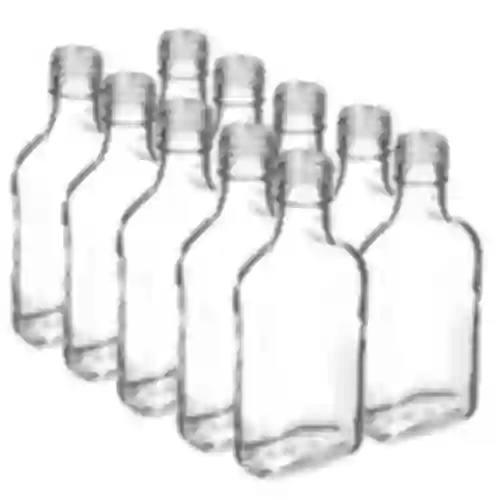 Botella para licores petaca 200ml - 10 unidades
