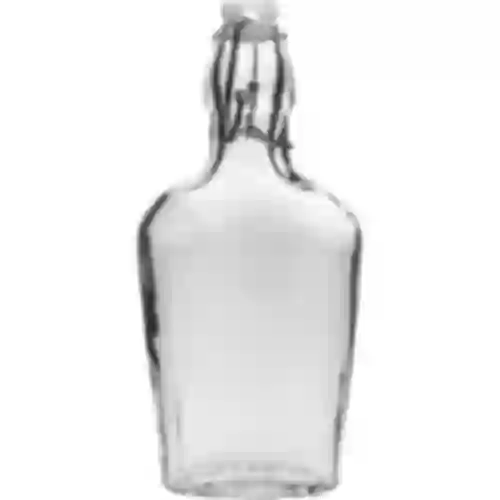 Botella petaca 250ml con cierre hermético.