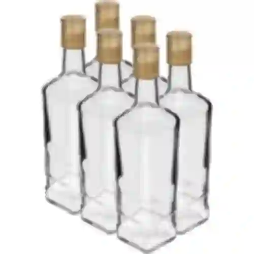 Botella Principal 500ml con tapa, 6 uds.