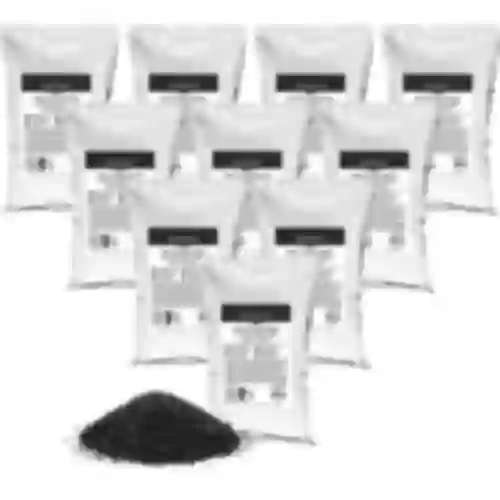 Carbón activado de coco 1 kg x 10 - conjunto