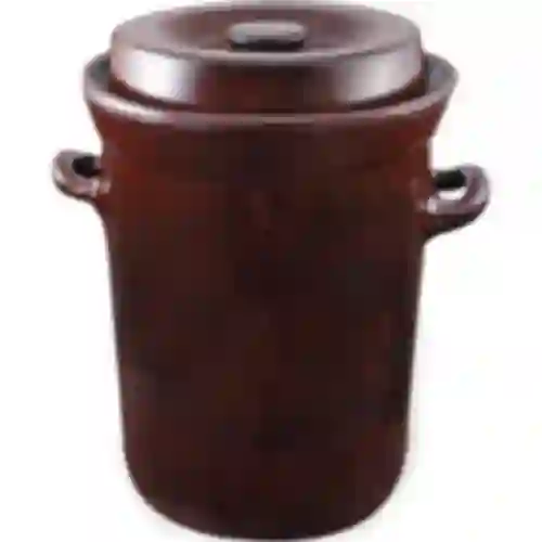Cerámica - olla 15l para fermentar con sello de agua y tapa