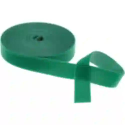 Cinta de jardín con velcro, verde, 15 mm x 5 m