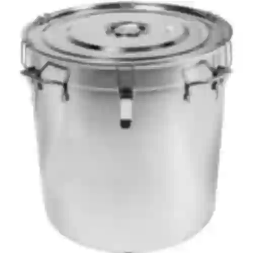 Contenedor de acero inoxidable de 94L con tapa