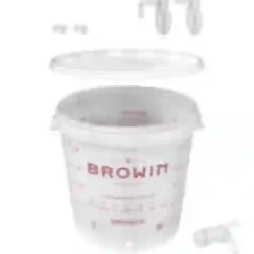 Contenedor de fermentación blanco 30L impresión DE grifo 2 tubos