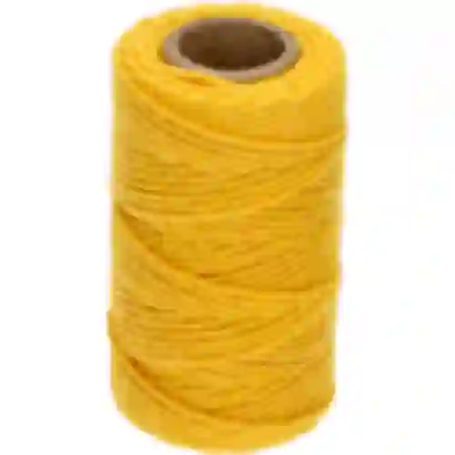 Cordón de algodón amarillo 2 mm/55 m/100 g