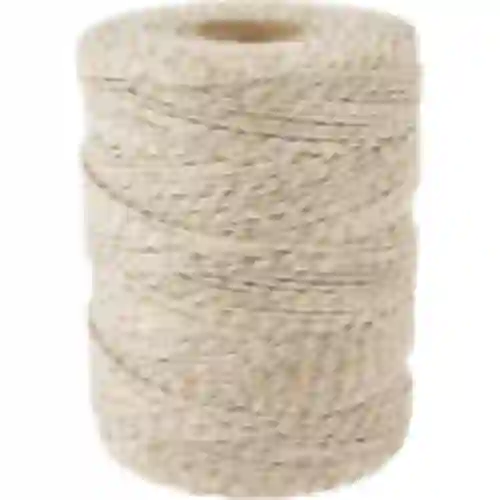 Cuerda para embutidos de lino mate (240°C) 190 m