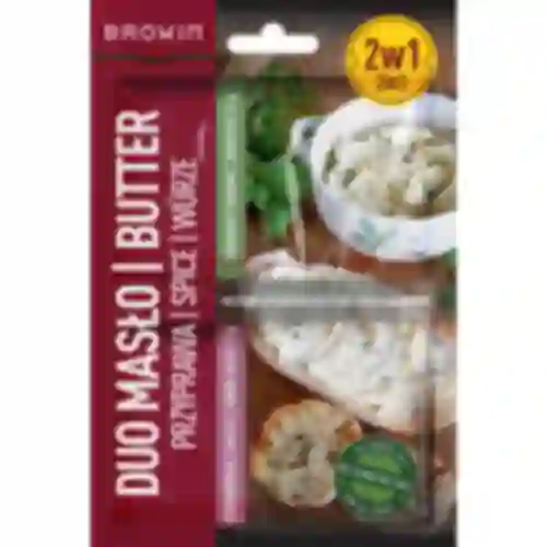 Duo Mantequilla - especia de ajo y hierbas 2 en 1, 2 x 12g